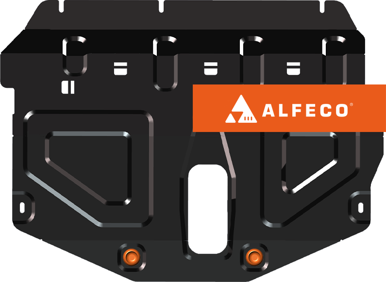 Защита Alfeco для картера и КПП Haval Dargo 4WD 2022-2026. Артикул ALF.55.07