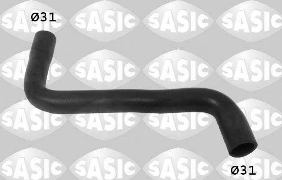 Патрубок радиатора (системы охлаждения) Sasic правый верхний для Renault Scenic II 2003-2008. Артикул 3404028