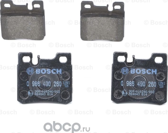 Колодки торм к-т (Bosch). Артикул 986490260