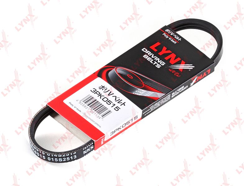Приводной ремень поликлиновой LYNXauto. Артикул 3PK0515