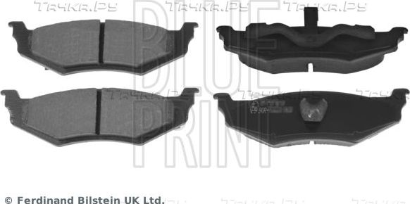 Тормозные колодки Blue Print задние для Chrysler Neon I 1997-1999. Артикул ADA104236