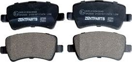 Тормозные колодки Zentparts. Артикул Z07309