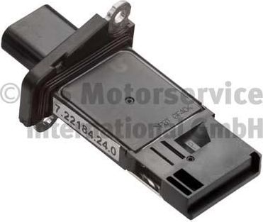 Датчик массового расхода воздуха (ДМРВ) Pierburg. Артикул 7.22184.24.0