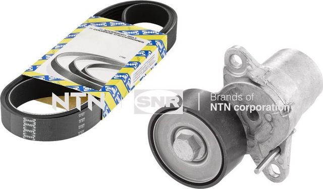 Приводной ремень поликлиновой с роликами (комплект) NTN / SNR. Артикул KA857.43