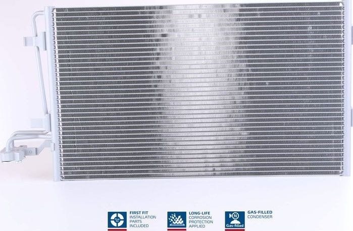 Радиатор кондиционера (конденсатор) Nissens (алюминий). Артикул 940086