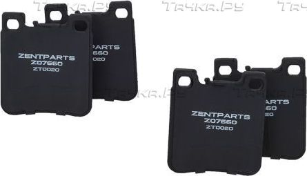 Тормозные колодки Zentparts. Артикул Z07660