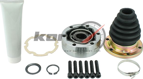 ШРУС AUDI 80 91-94/A3 96-/A4 95-01/SKODA OCTAVIA 04- QUATTRO внутр. (Kortex). Артикул KVJ001