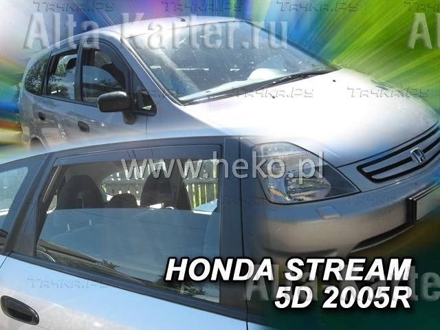 Дефлекторы Heko для окон Honda Stream I 2000-2006. Артикул 17156