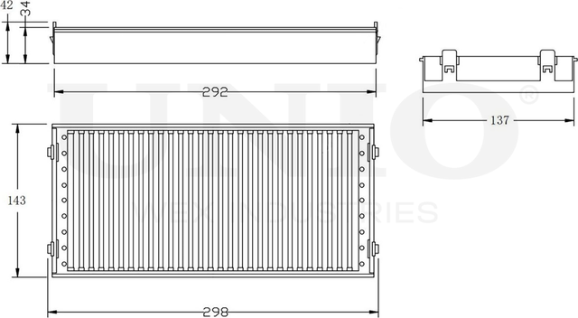 Фильтр салона (Unio). Артикул FLT-40044
