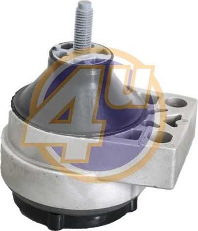 Подушка (опора) двигателя 4U (резина/металл) передняя правая для Ford Focus I 1998-2004. Артикул FR-EM-00017