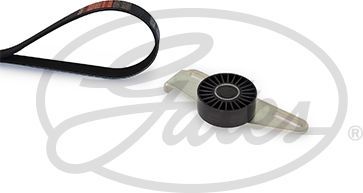 Приводной ремень поликлиновой с роликами (комплект) Gates Micro-V® Kit для Dacia Logan II 2009-2026. Артикул K055PK1113