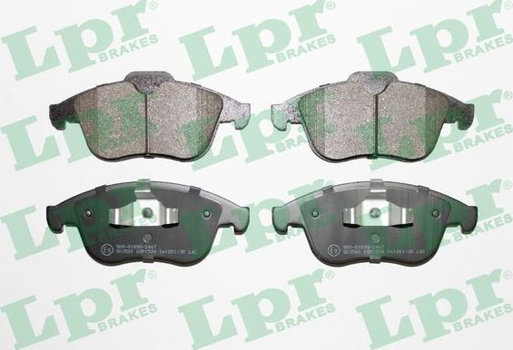 Тормозные колодки LPR передние для Renault Grand Scenic III 2009-2015. Артикул 05P1534