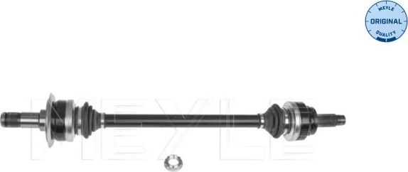 Полуось (привод в сборе, приводной вал) Meyle Original задняя для BMW X6 II (F16) 2014-2019. Артикул 314 498 0030