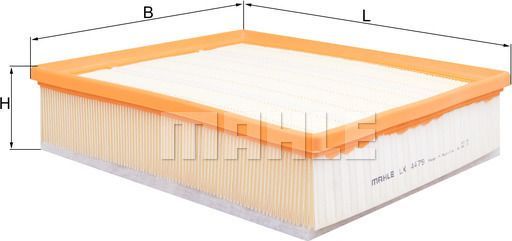 Воздушный фильтр Mahle. Артикул LX 4479