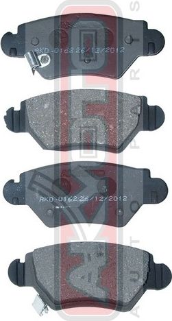 Тормозные колодки Akyoto Packing AKYOTO. Артикул AKD-0162