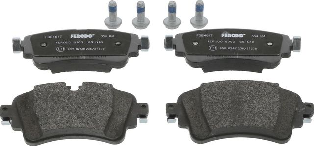 Тормозные колодки Ferodo Premier Eco Friction задние для Audi A7 II (4K) 2017-2026. Артикул FDB4617