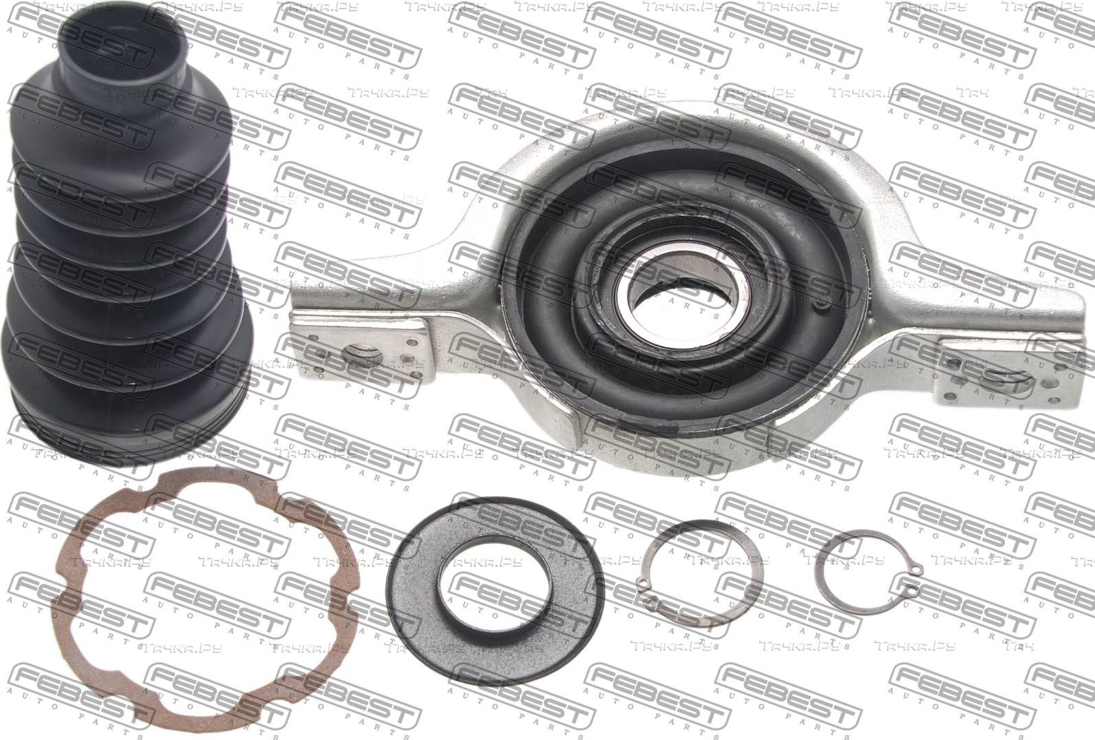 Подвесной подшипник карданного вала Febest для Hyundai Santa Fe II 2006-2009. Артикул HYCB-SAN