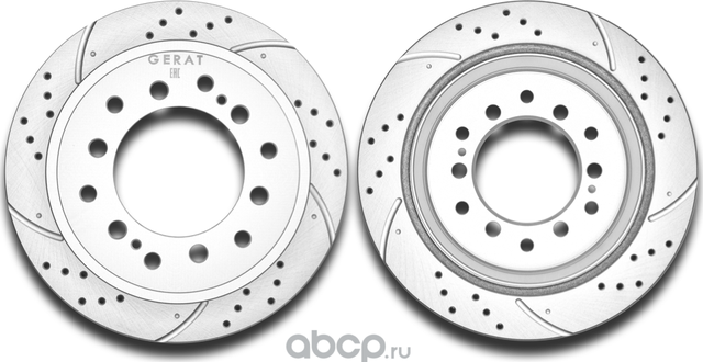 Тормозной диск Gerat DSK-R024P (задний) Platinum Gerat. Артикул DSKR024P