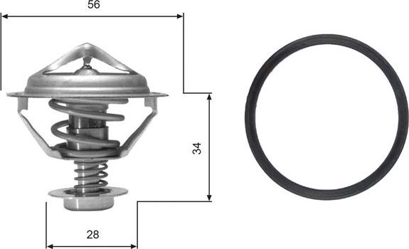 Термостат Gates для FSO Polonez I 1977-1992. Артикул TH05682G1