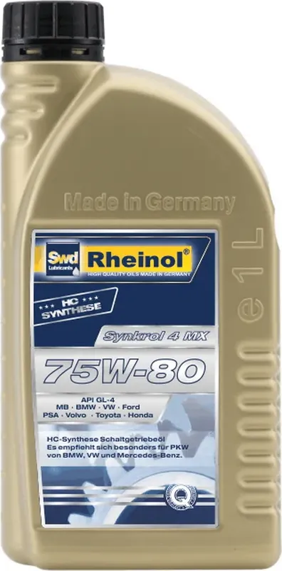 Synkrol 4 MX 75W-80 GL-4 п/с (1л) (Rheinol). Артикул 32517,180