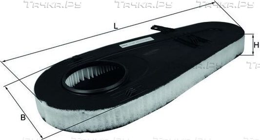 Воздушный фильтр Mahle-Knecht для BMW 7 V (F01/F02/F04) 2008-2012. Артикул LX 3598