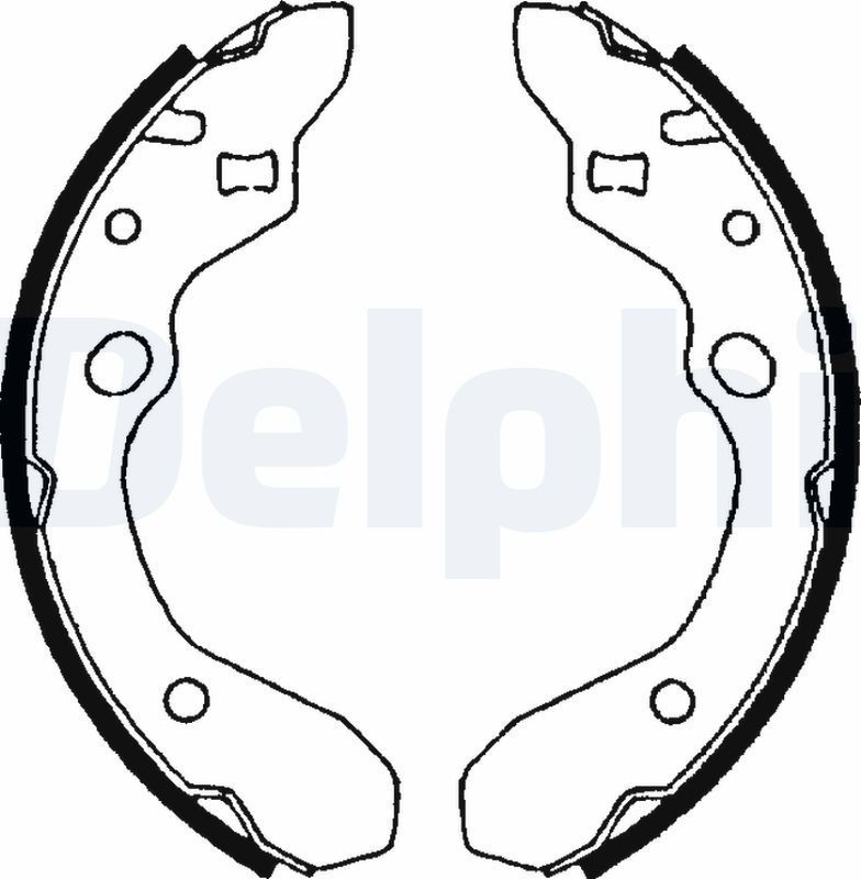 Тормозные колодки Delphi. Артикул LS1679