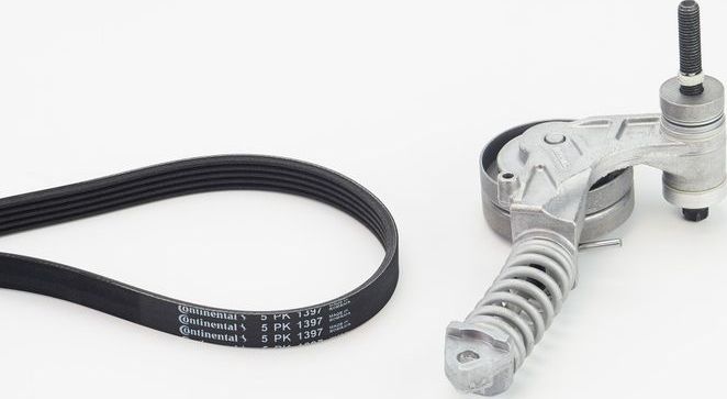 Приводной ремень поликлиновой с роликами (комплект) ContiTech. Артикул 5PK1397K1