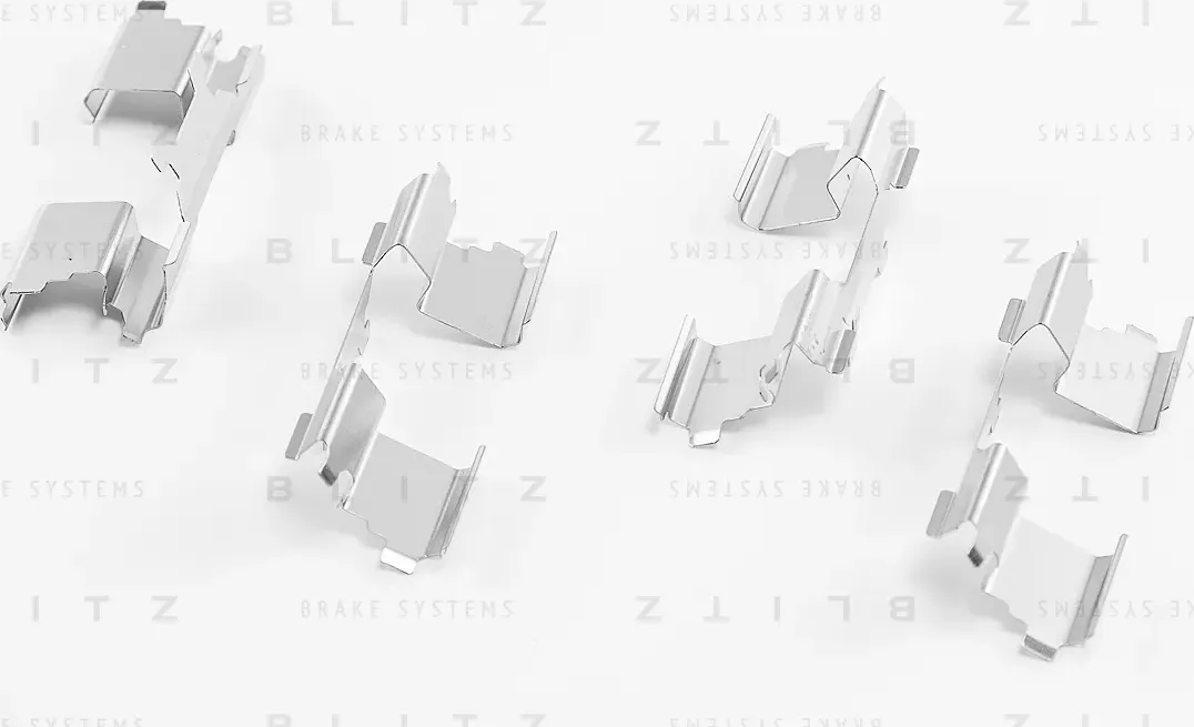Комплект монтажный тормозных колодок (Blitz). Артикул BR0435