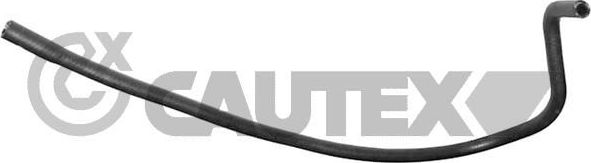 Патрубок радиатора (системы охлаждения) Cautex (резина). Артикул 754354