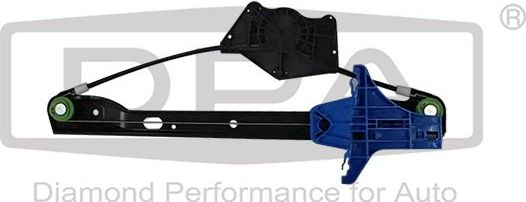 Стеклоподъемник DPA задний правый для Volkswagen Golf V 2003-2009. Артикул 88391803502