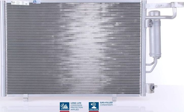 Радиатор кондиционера (конденсатор) Nissens (алюминий). Артикул 940524