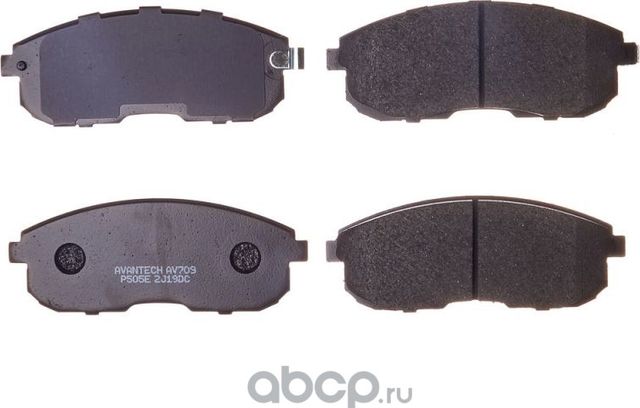 Колодки тормозные (Avantech). Артикул AV709