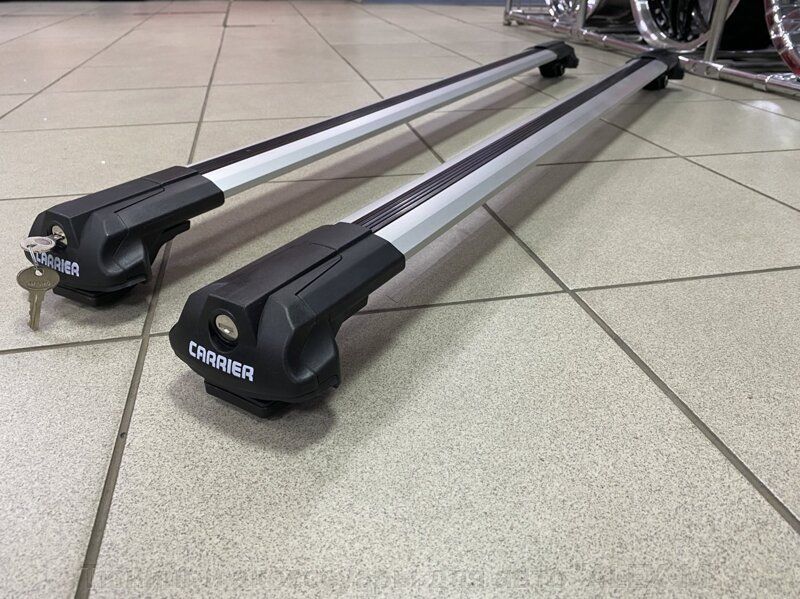 Багажные поперечины для рейлингов Erkul Carrier V1 для Fiat Fiorino III 2008-2026 Серебристые. Артикул 11.CAR.TR.02.08.V1.G