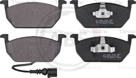 Тормозные колодки ABS передние для Skoda Octavia A7 2012-2019. Артикул 35068