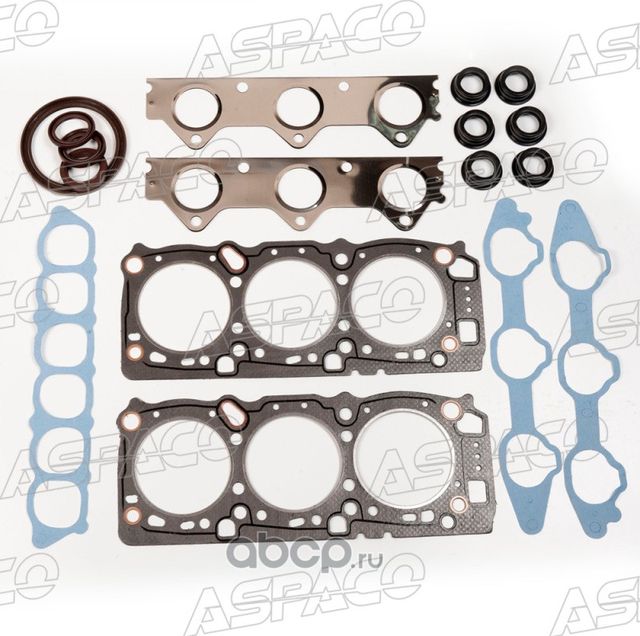ПРОКЛАДКИ ДВИГАТЕЛЯ (КОМПЛЕКТ) MITSUBISHI L200 (K6,K7) (96-06), PAJERO/MONTERO S (Aspaco). Артикул AP5486