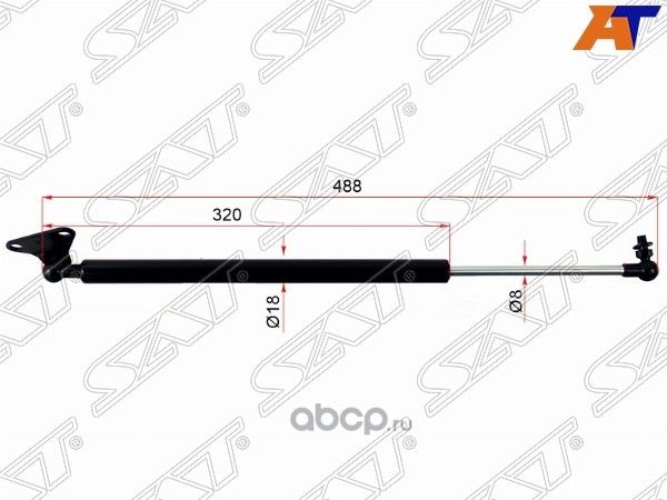 Амортизатор крышки багажника TOYOTA LAND CRUISER 2 (SAT). Артикул ST6895069085