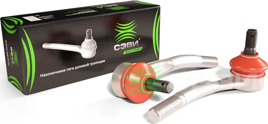 Наконечники тяги рулевой трапеции наружные (левый, правый) СЭВИ-ЭКСТРИМ ВАЗ 2108-21099, 2113-2115 SEVI 7055 Sevi. Артикул 7055