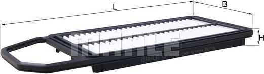 Воздушный фильтр Mahle. Артикул LX 4481