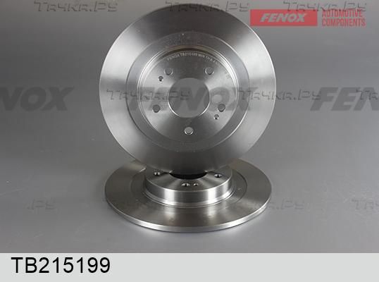 Тормозной диск Fenox задний для Mitsubishi ASX I 2010-2026. Артикул TB215199