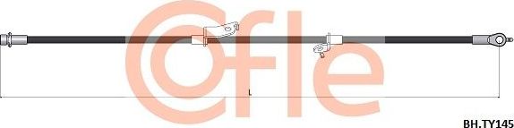 Тормозной шланг Cofle передний правый для Toyota Prius III (XW30) 2012-2011. Артикул 92.BH.TY145