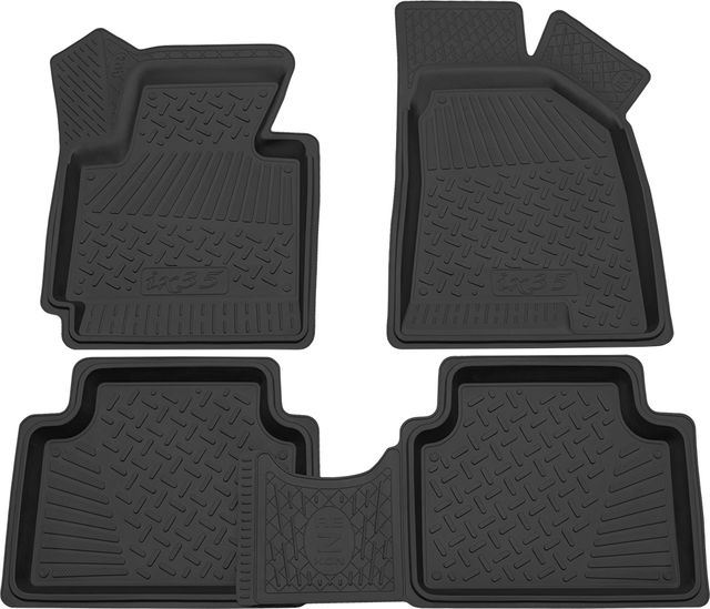 Коврики Rezkon резиновые для салона Hyundai ix35 I 2010-2015. Артикул 1020040100