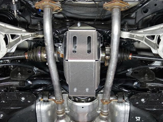 Защита алюминиевая ТСС (4 мм) для дифференциала Infiniti QX50 (J50) I 2013-2018. Артикул ZKTCC00074