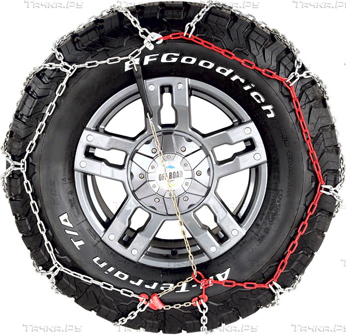 Цепи противоскольжения РИФ 4х4 соты 16 мм, 185/75 R16 (2 шт.). Артикул RIF18-0-0000225