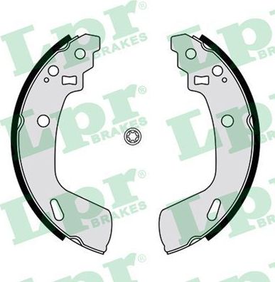Тормозные колодки LPR задние для Suzuki Swift IV 2010-2017. Артикул 01188