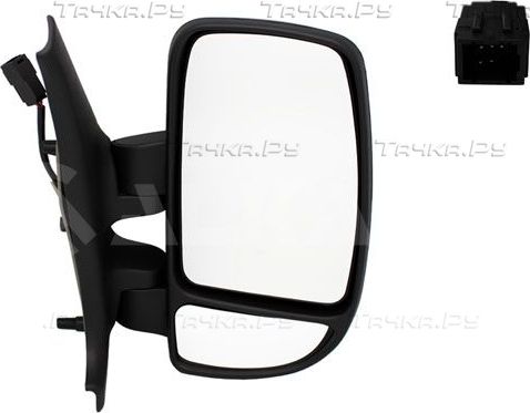 Зеркало боковое Alkar правое для Opel Movano II 2003-2010. Артикул 9226905