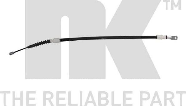 Трос ручника (тросик ручного тормоза) NK. Артикул 904829