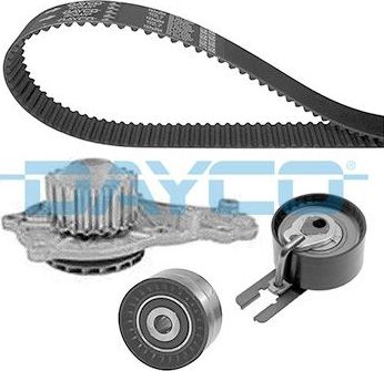 Помпа (водяной насос) с комплектом ремня ГРМ Dayco для Mazda 2 II (DE) 2008-2015. Артикул KTBWP3100