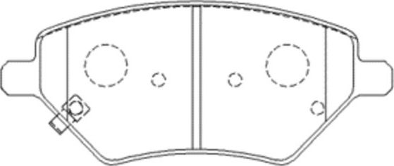 Тормозные колодки CTR. Артикул GK1544