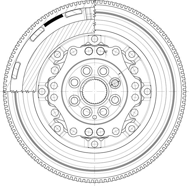 Маховик Trialli для Audi A3 II (8P) 2004-2013. Артикул FW 1831