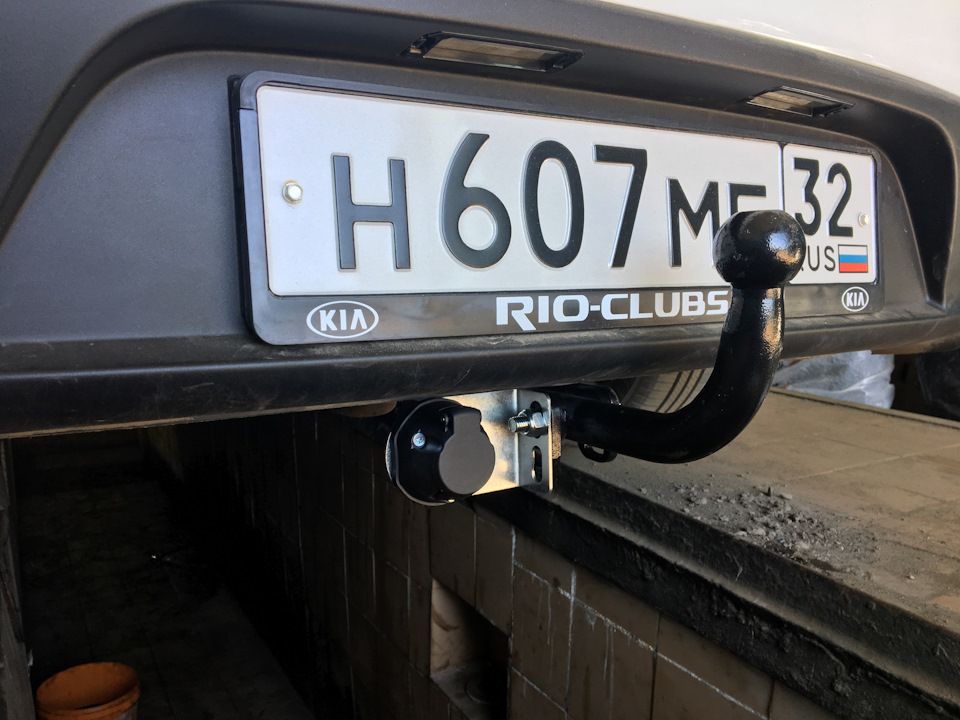 Фаркоп Лидер-Плюс для Kia Rio IV седан 2017-2026. Артикул H228-A